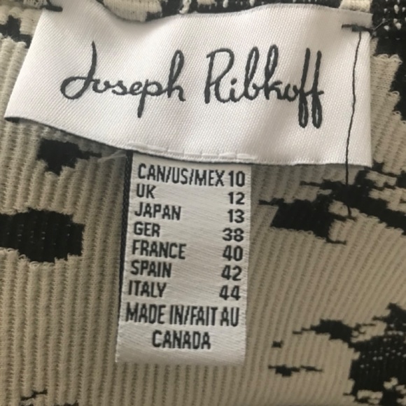 Joseph Ribkoff Cream/Black Jacket/Coverup NWOT - Picture 2 of 4